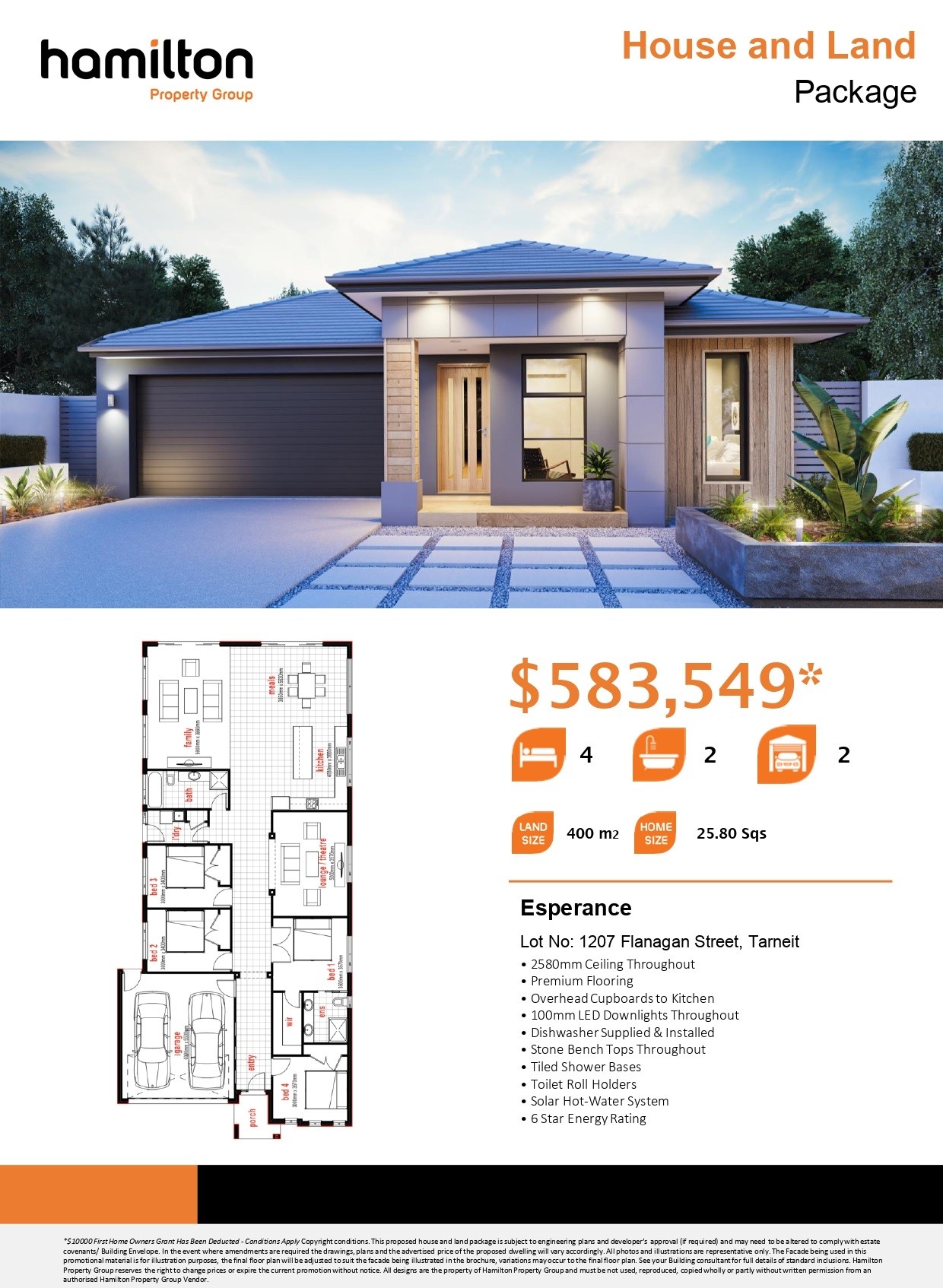 [House & Land] Lot 1207 Esperance by Hamilton Property Group Emerald